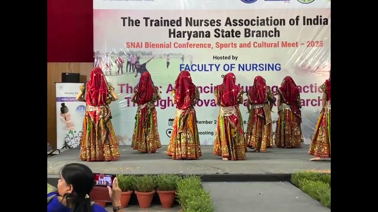 Rajasthani Rangmanch 💃❤️ SNAI Biennial Conference —2025, College of nursing PGIMS 