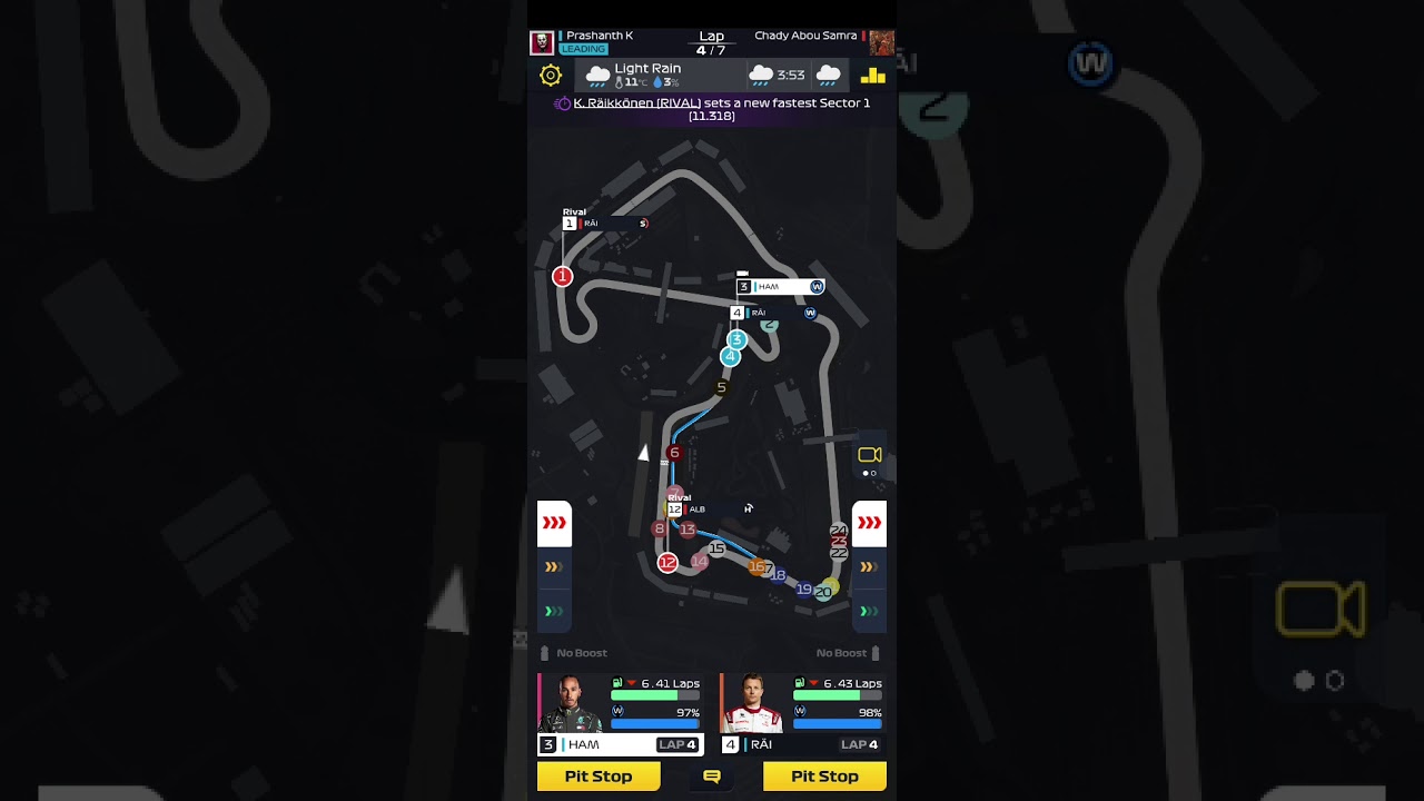 F1 MANAGER: S12; Quick pit setup (UK- Dry/Wet Race)
