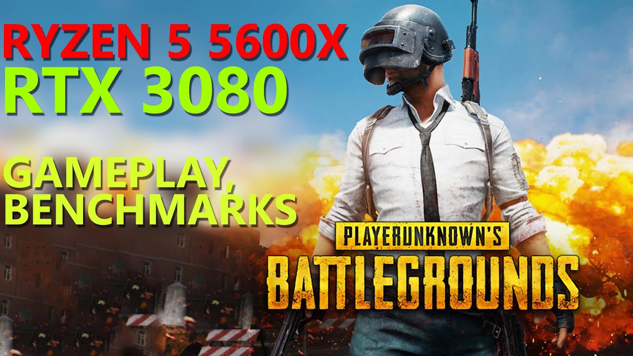 PUBG | Nvidia RTX 3080 | Ryzen 5 5600X | PC Game Gameplay Benchmarks