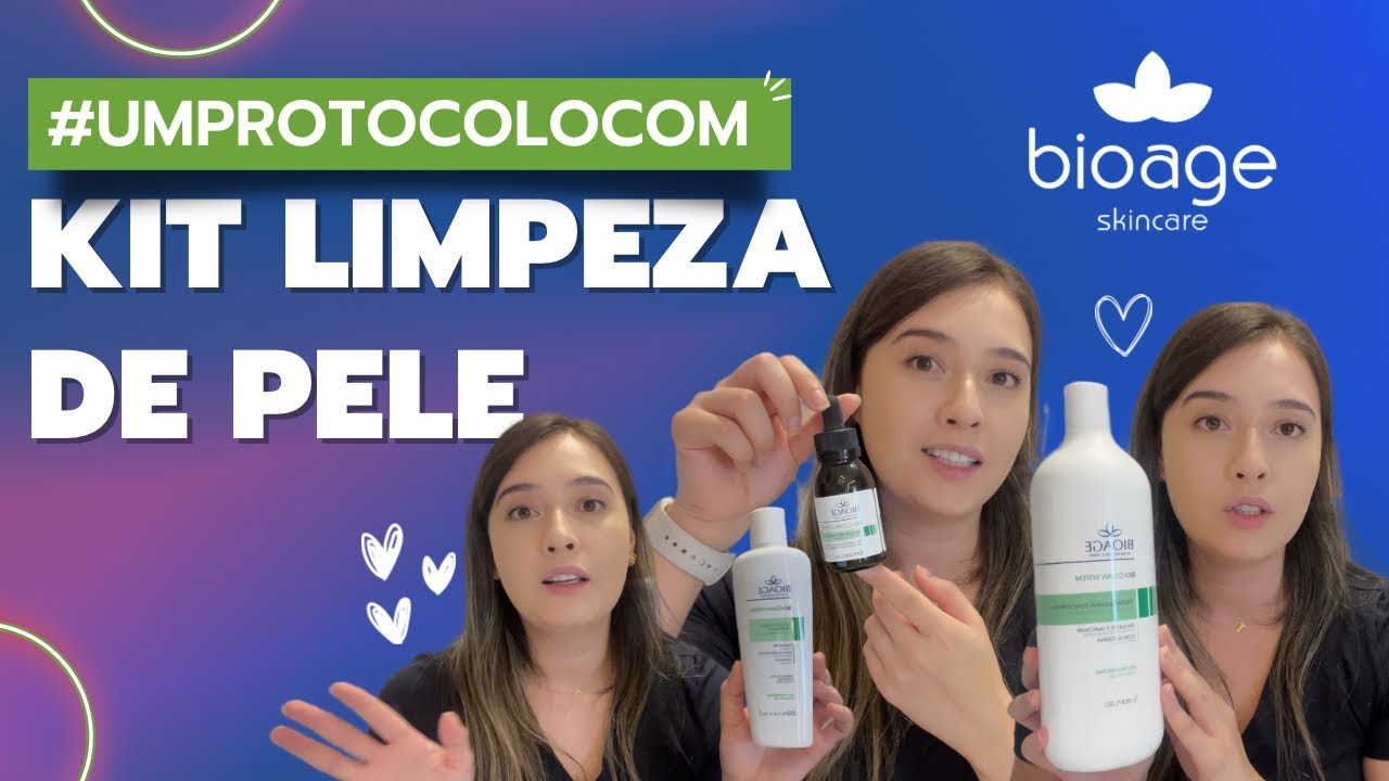 LIMPEZA DE PELE COM O KIT DA BIOAGE
