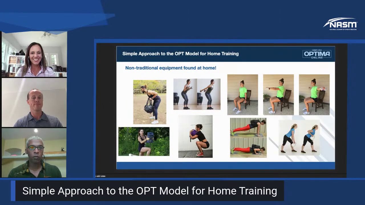 Simple Approach to the OPT Model for Home Training