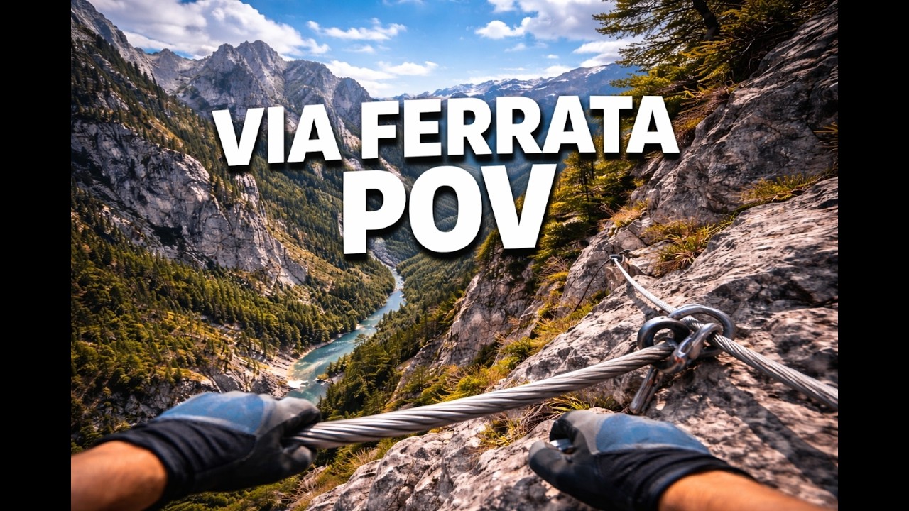 POV: Climbing Via Ferrata in Romania 🇷🇴 | 4K Adrenaline Experience