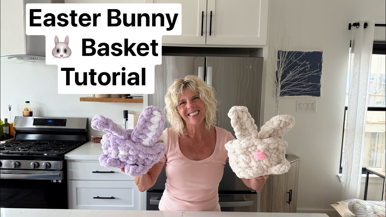 🐰✨ Easy Peasy Easter Bunny Basket Tutorial! ✨🐰 #holymolydane #Easterbasket 