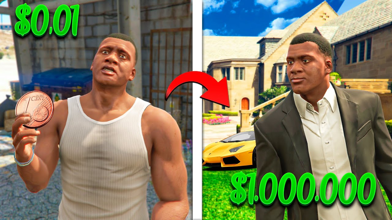 DE $0,01 a $1,000,000 en GTA 5! (MODS)