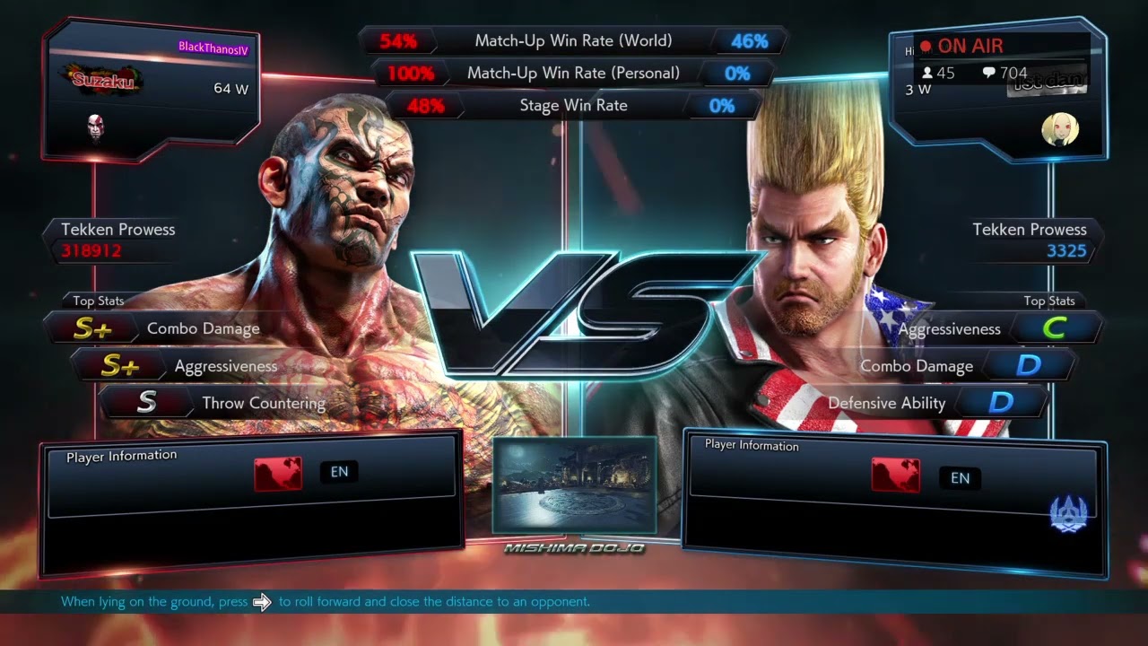 Trash talk in fighting games be like: