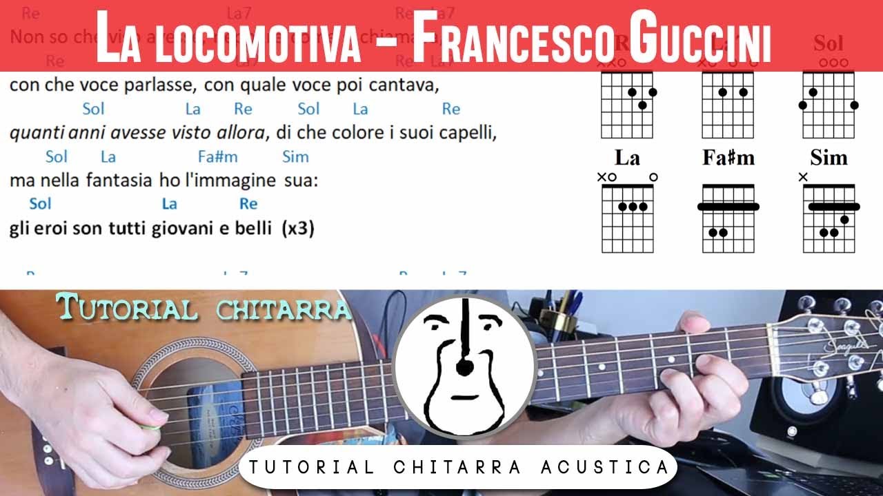 La locomotiva (F.Guccini) - Tutorial Chitarra - Ritmo Beguine