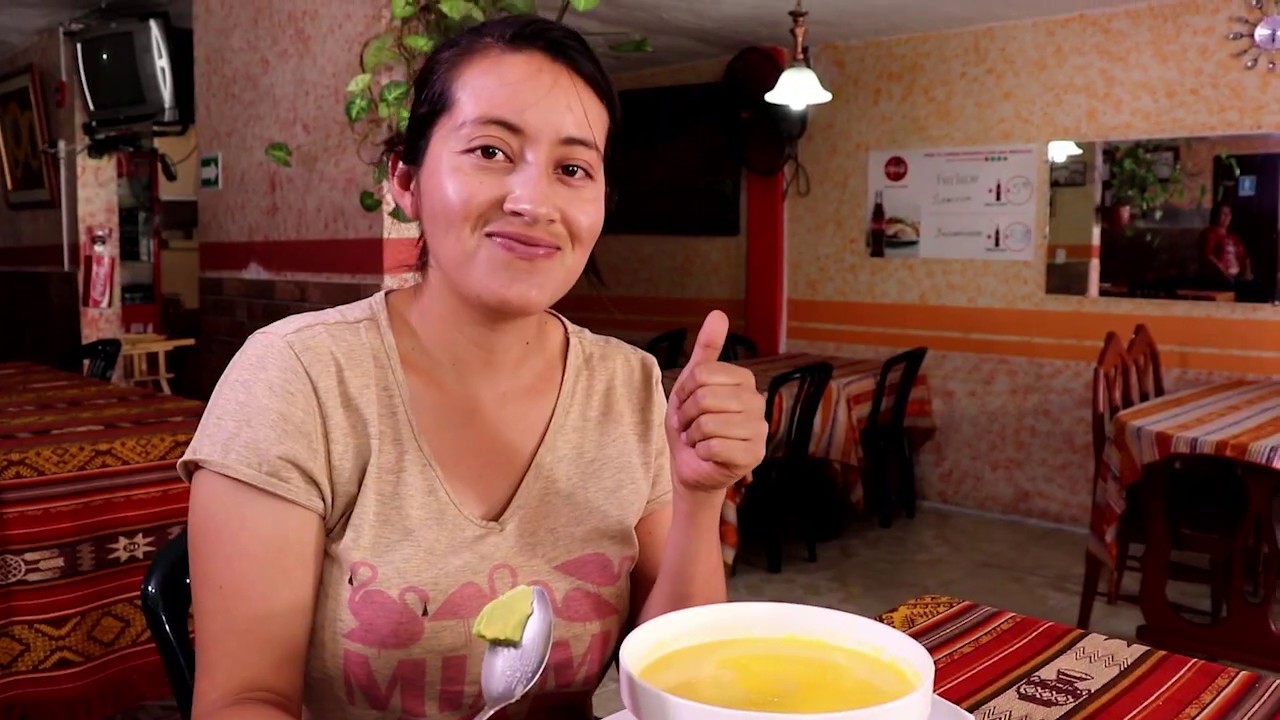 Riquísmo locro en Guayllabamba