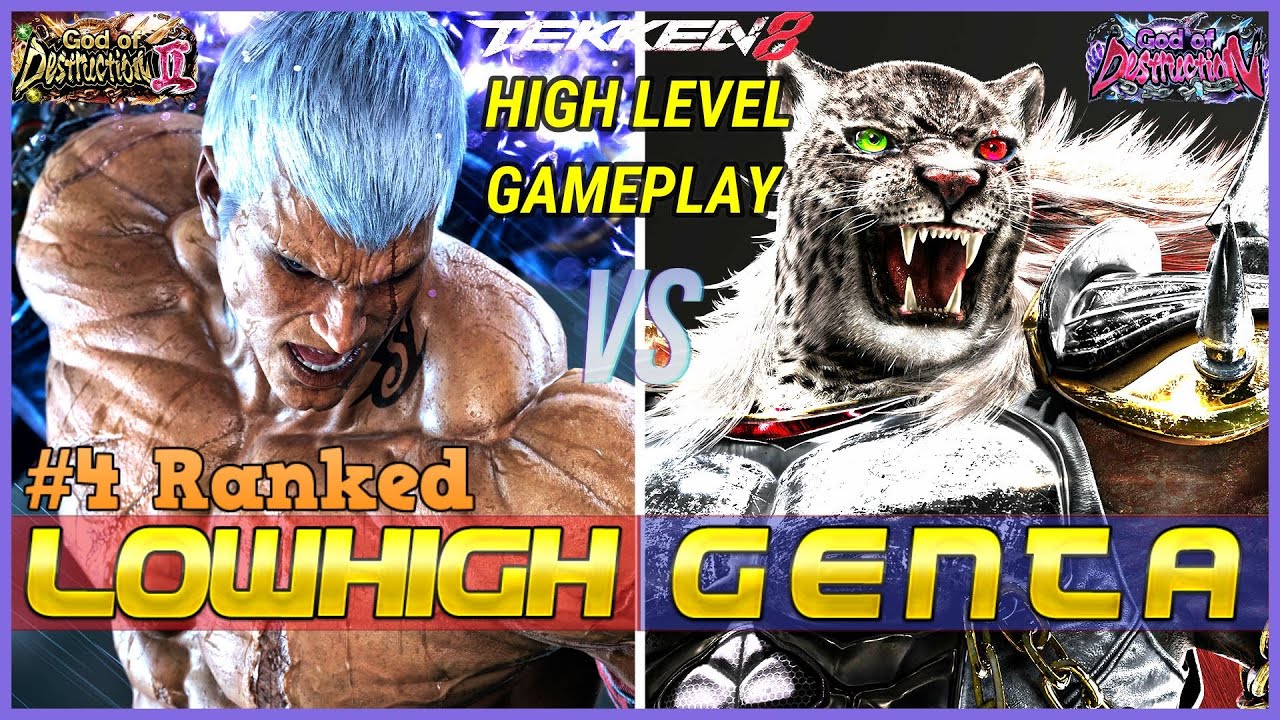 T8 ▰ LOWHIGH (#4 Ranked) Vs GENTA (Armor King) ▰ Tekken 8 High Level Gameplay