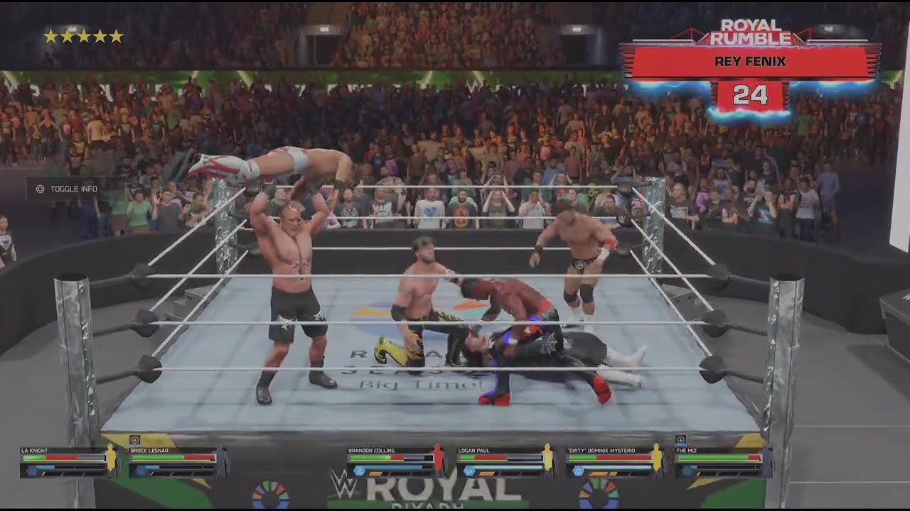 I Re-simulated The WWE Royal Rumble In WWE 2K25