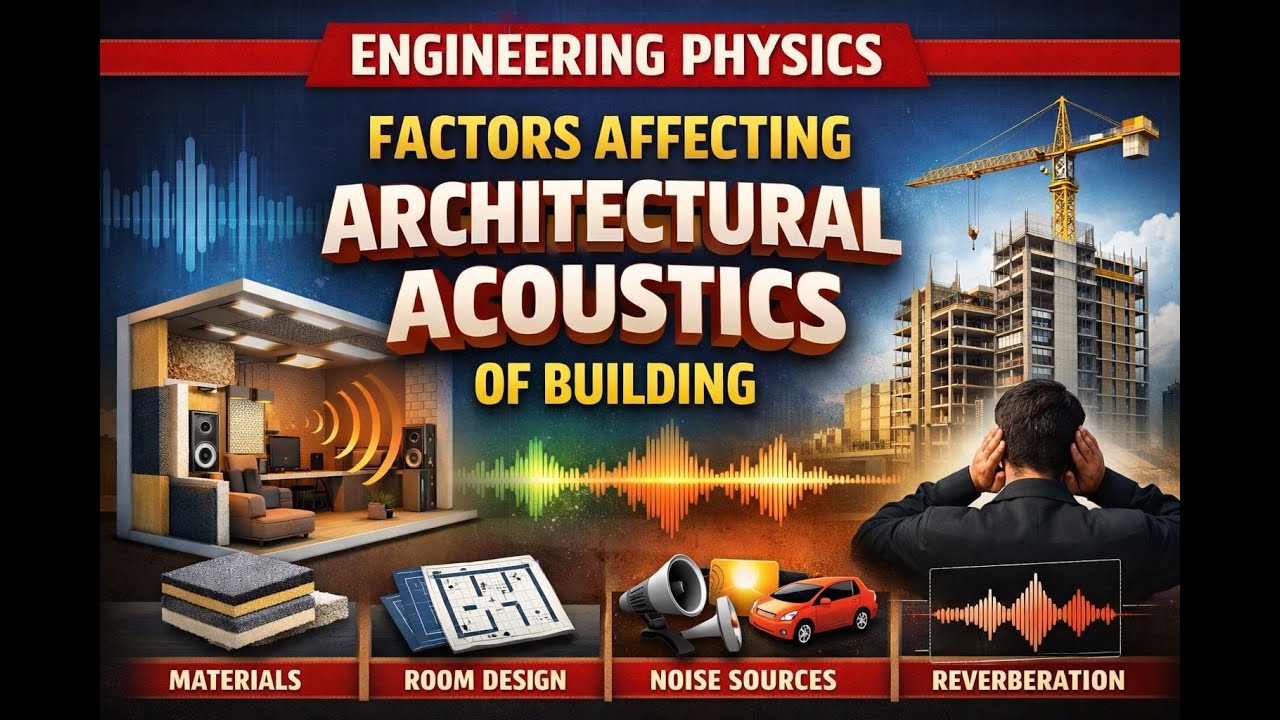 Factors Affecting Architectural Acoustics of Building | Engineering Physics
