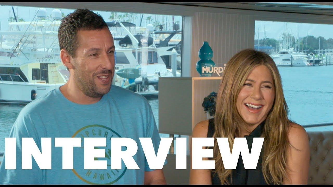 MURDER MYSTERY: Jennifer Aniston and Adam Sandler Funny Interview