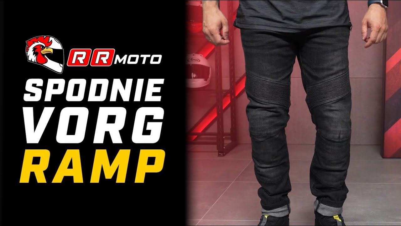 VORG RAMP - motocyklowe jeansy w miejskim stylu