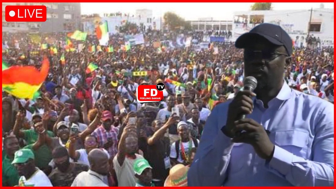 🛑 [DIRECT] OUSMANE SONKO À GUINGUINEW AVEC UNE FOULE INCROYABLE