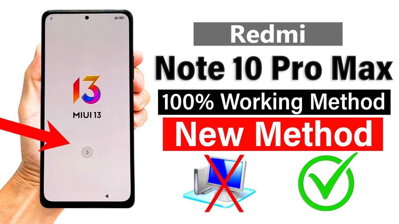 Redmi Note 10 Pro Max : GOOGLE/ FRP BYPASS - Easy Method (Without Computer)