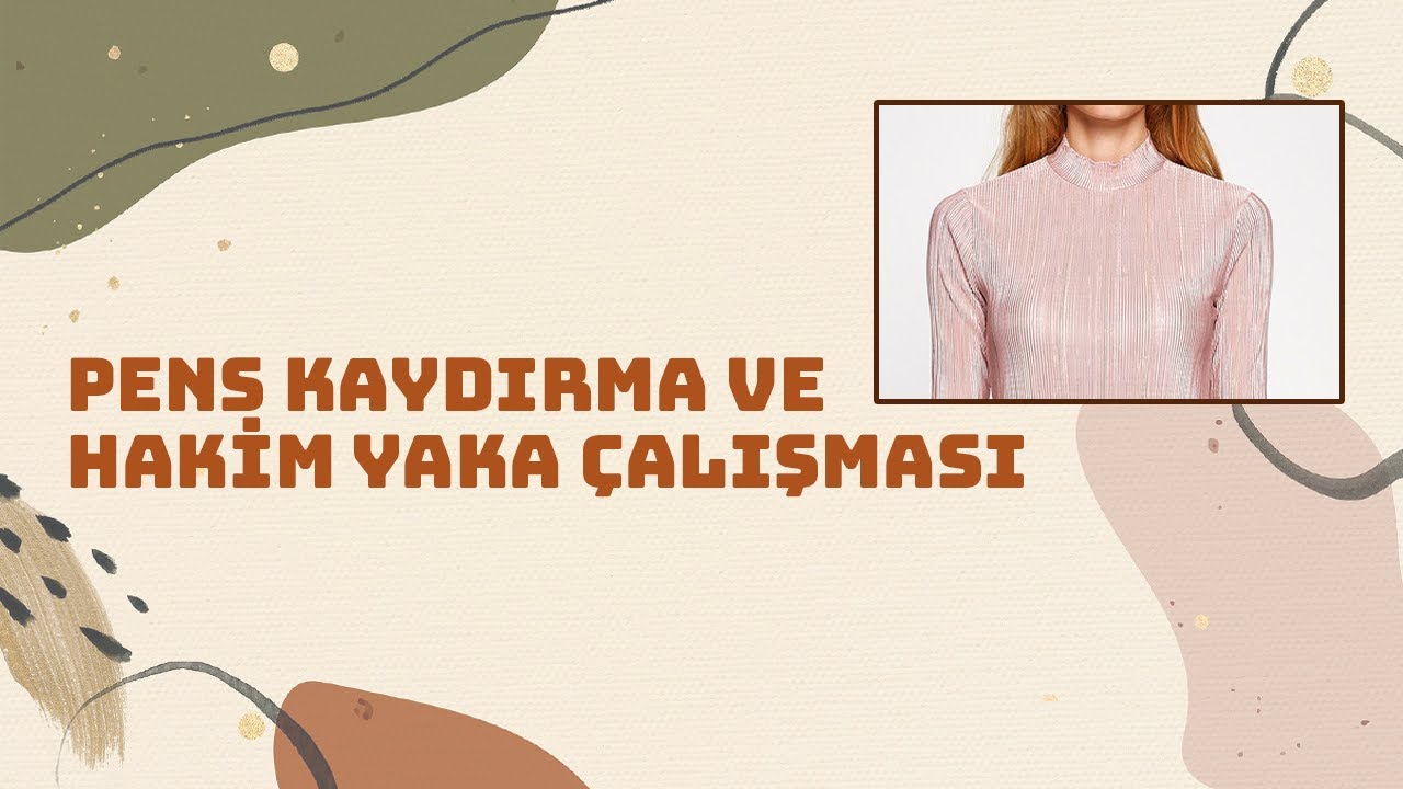 Pratik Pens Kaydırma İşlemi ve Hakim Yaka Çalışması || Modelistlik Dersleri #sewing