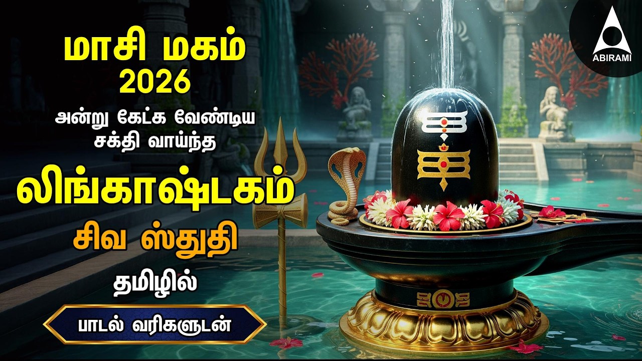 Maasi Magam Special Siva Stuthi Devotional Songs | Lingashtakam & Sivashtakam |Tamil Lyrical Video
