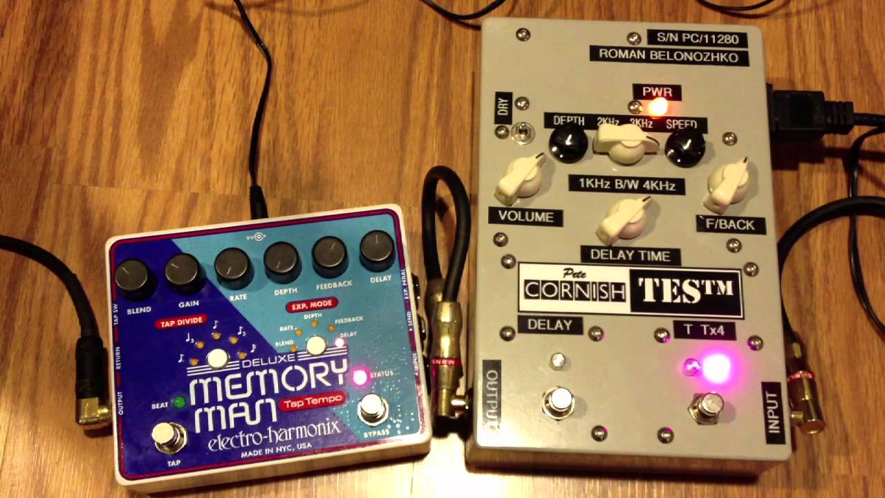 Deluxe Memory Man Tap Tempo vs Pete Cornish TES
