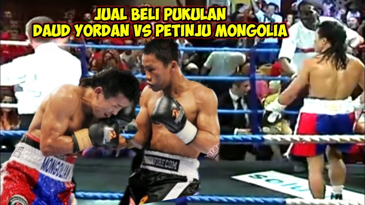 Laga Keras Daud Yordan Hadapi Penantang Petinju Mongolia
