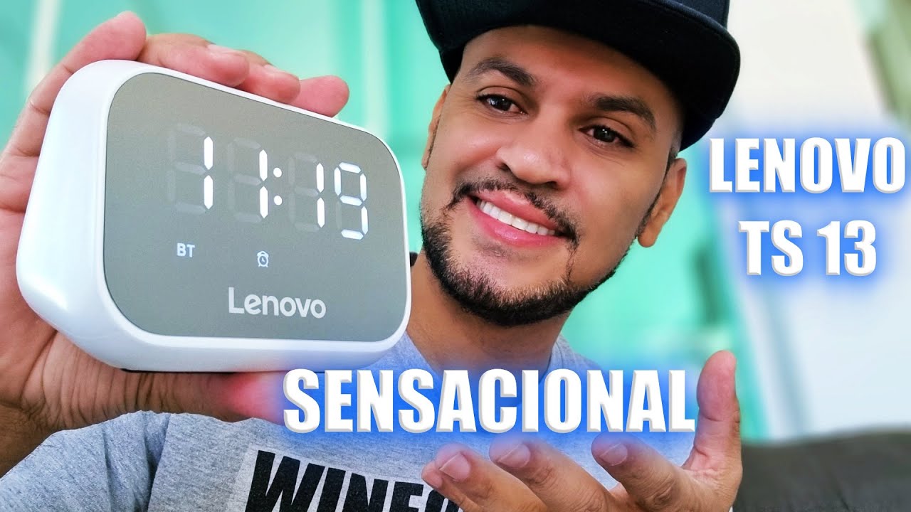 Incrível! Caixinha de Som e Despertador Lenovo TS13 Thinkplus