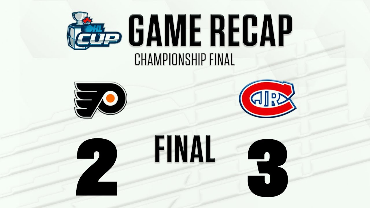 2025 OHL Cup Finals Highlights: Toronto Jr. Canadiens vs Don Mills Flyers