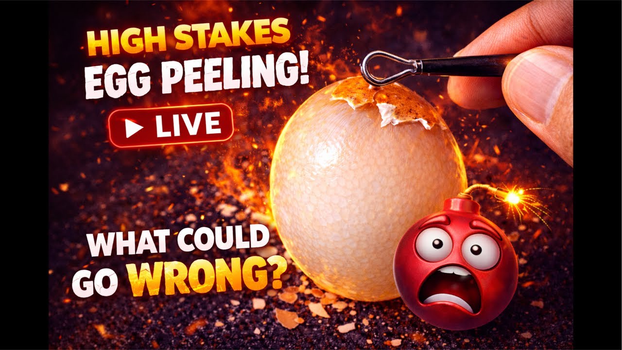 Only 1% Can Watch This Raw Egg Peeling LIVE Without Stress
