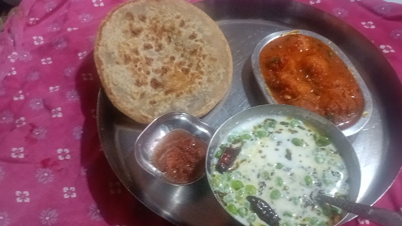 अलसी का टेस्टी पराठा साथ में मिनी आलू की टेस्टी सब्जी ||   #recipe paratha #homemade paratha #food 
