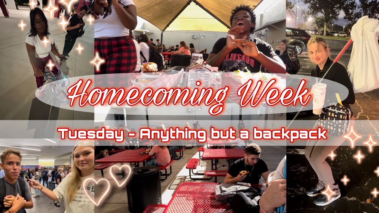 Homecoming Week | Day 2, Anything but a backpack | Auslandsjahr 24/25 🇺🇸