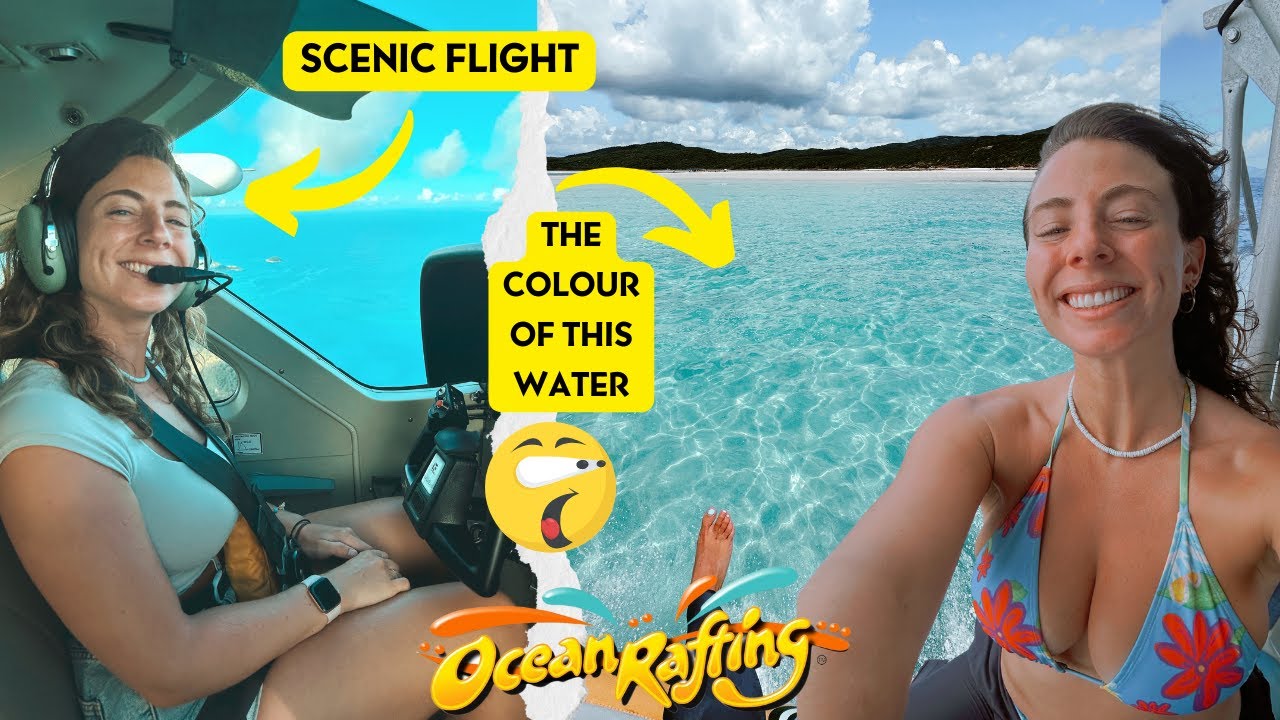 The BEST day trip in the Whitsundays 😍 Scenic Flight, Snorkel + Whitehaven Beach