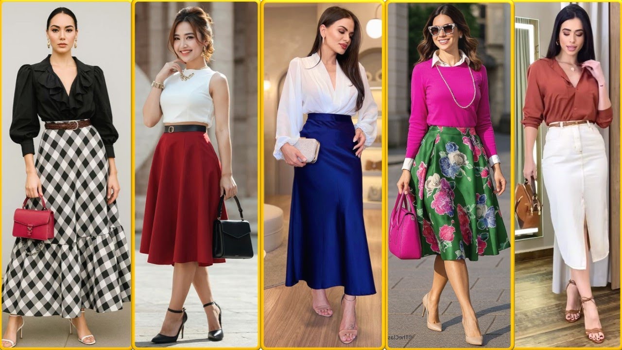 5 IDEAS PARA COMBINAR FALDAS Y LOGRAR UN LOOK INCREIBLE #fashion #fashiontrends #fashionstyle