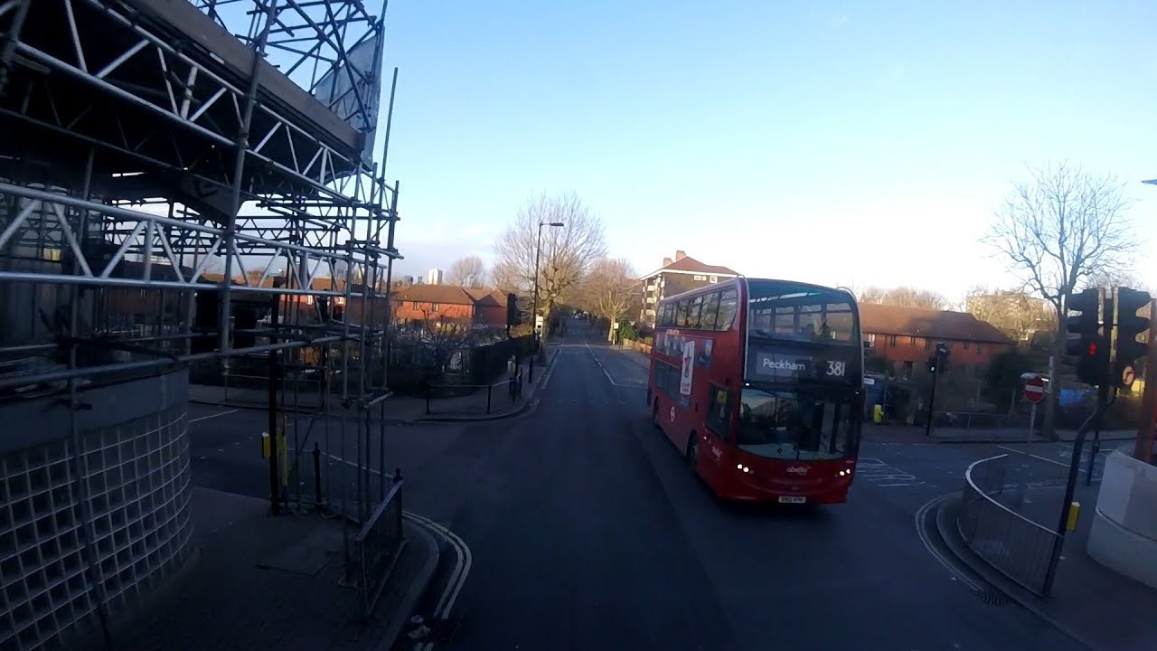 381 Bus Route Visual: Peckham - Waterloo