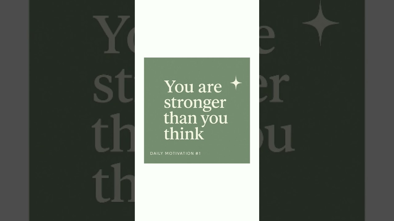 You are stronger than you think #motivation #shorts #studymotivation #dailyquotes #StudyGlow