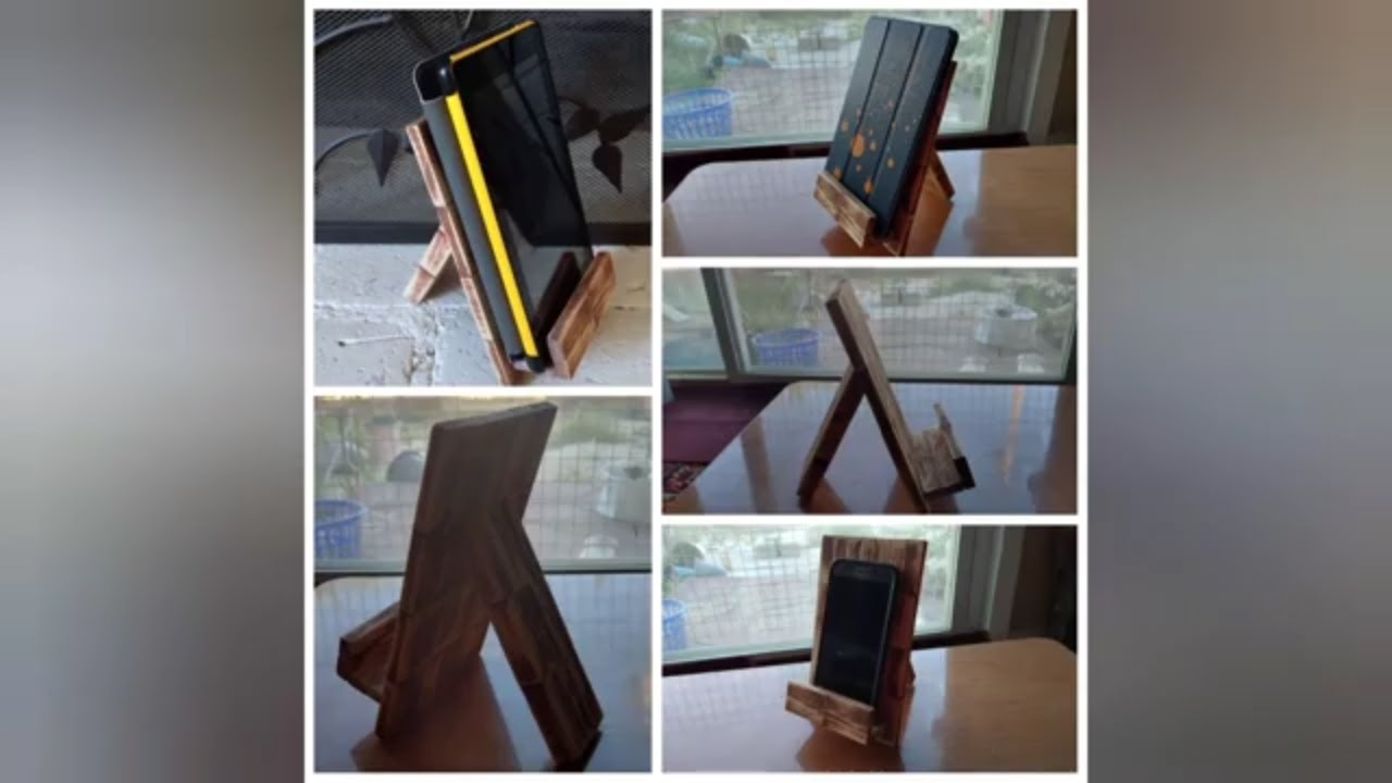 Phone And Tablet Stand Using Jenga Blocks