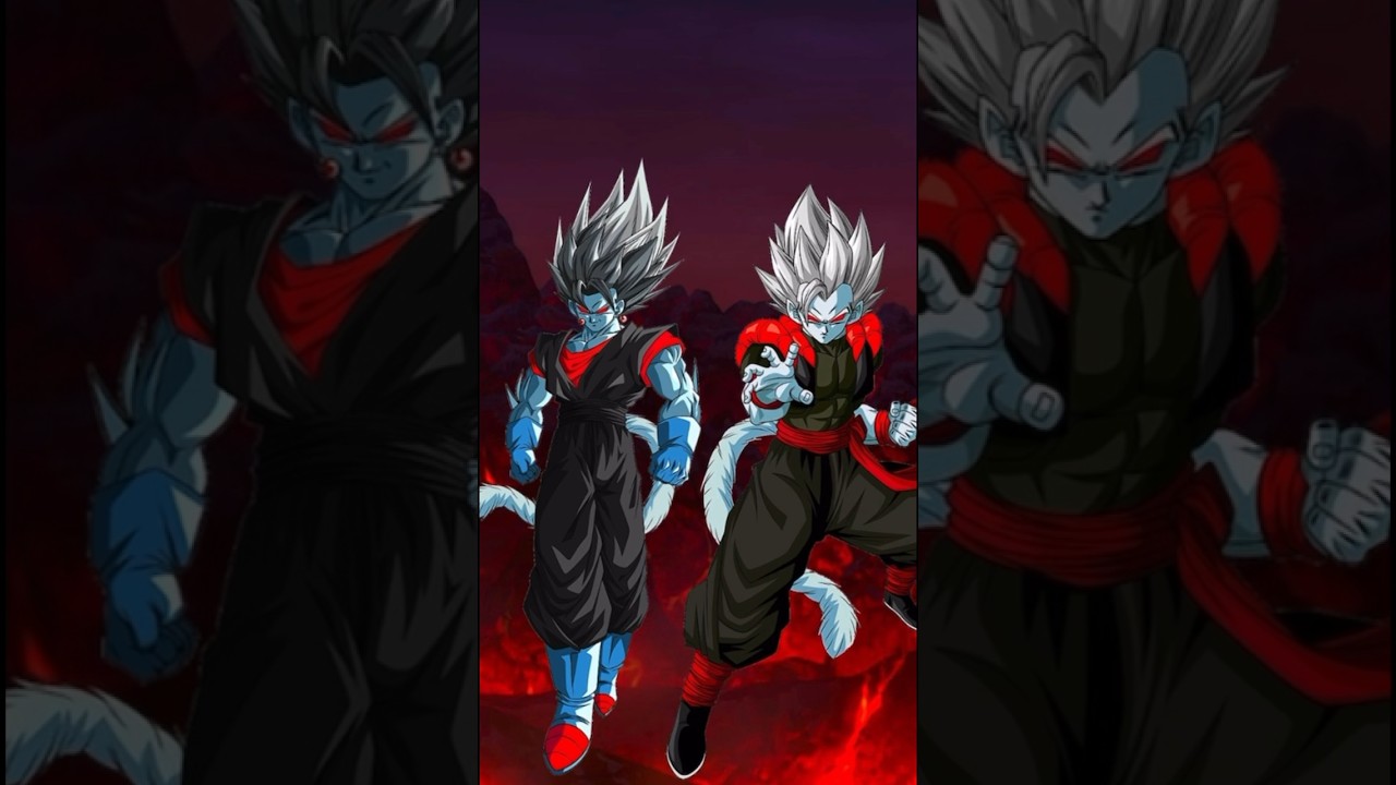 Evil vegito af vs evil Gogeta af #dragonball #viral #shorts