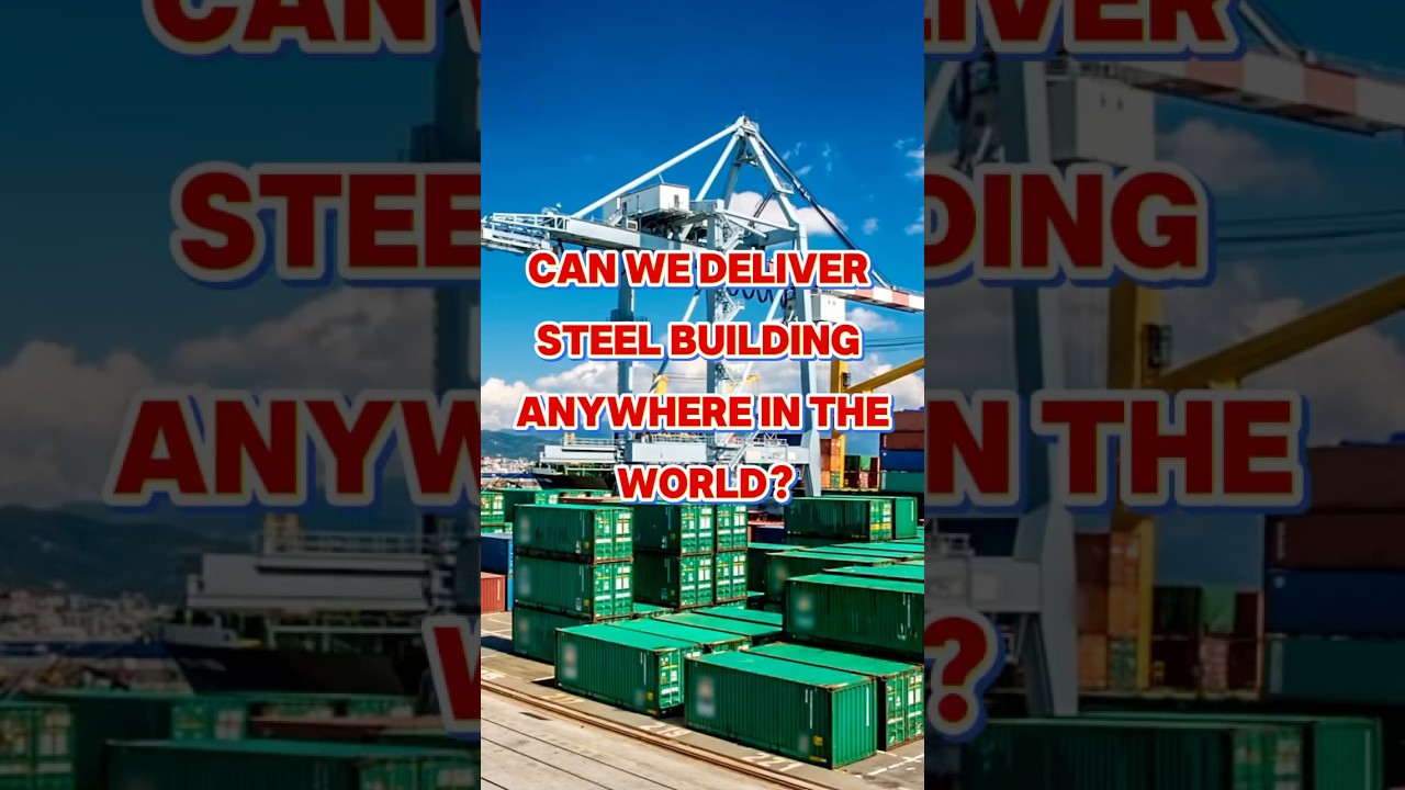 Prefabricated steel buildings delivery 