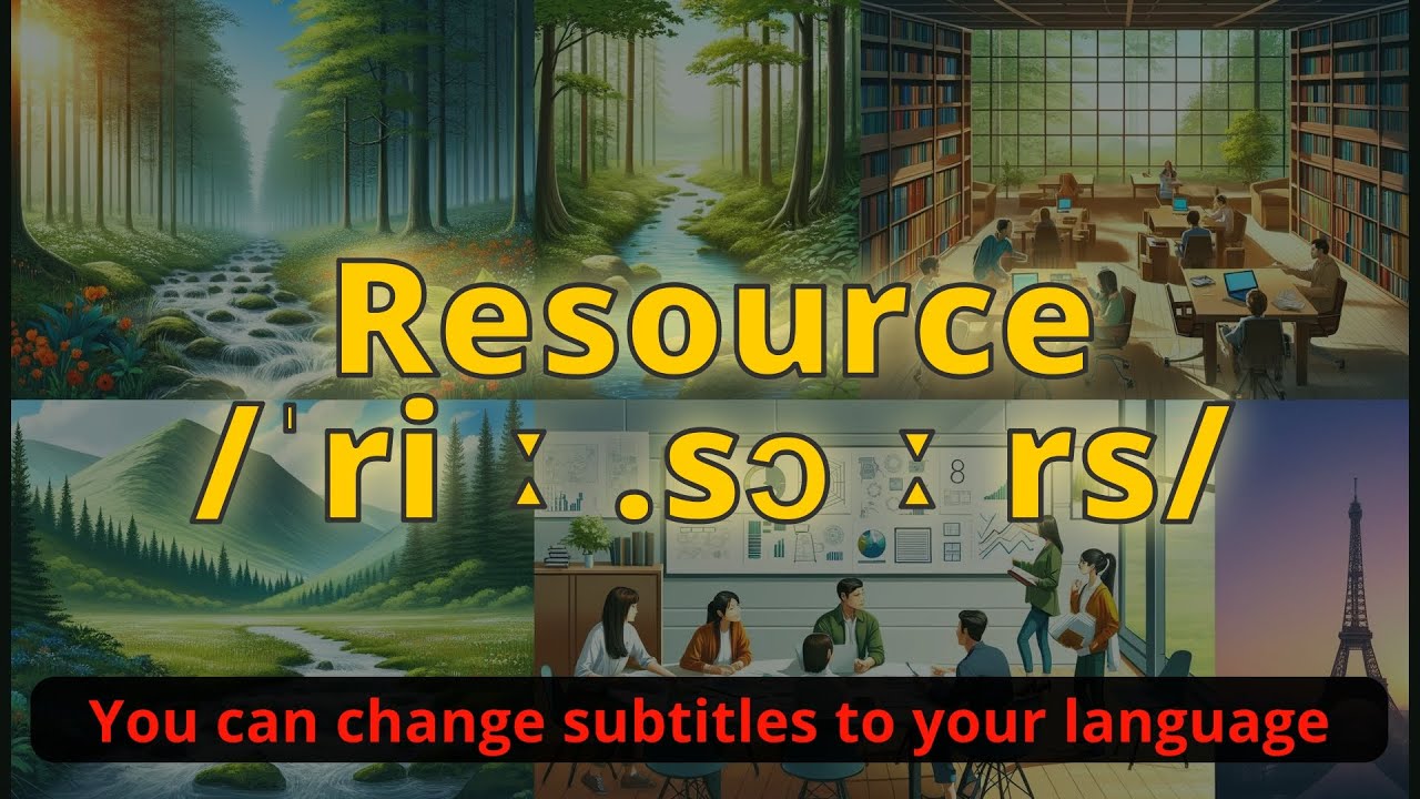 [n] Resource meaning with 5 examples