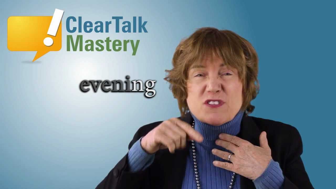 English Speech Tip 11: d, v, ng - good evening