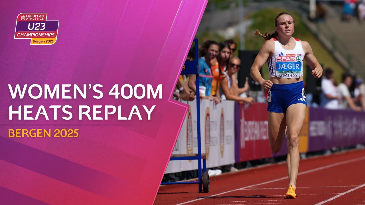 Jaeger In Cruise Control 🇳🇴 | Women’s 400m Heats | Bergen 2025 European Athletics U23 Championships
