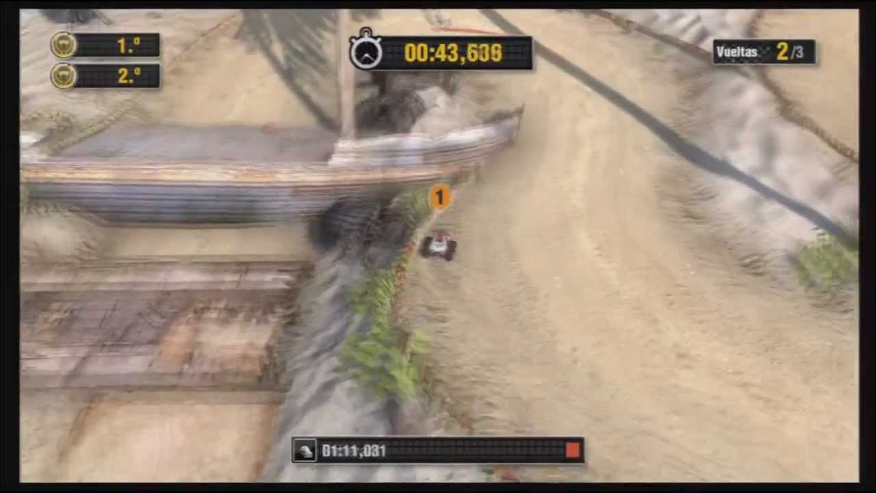 Motorstorm RC Demo - Naufragio en la playa