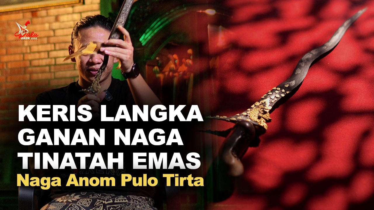 Pusaka Langka Yang Lama Tersembunyi - Naga Anom Tinatah Emas