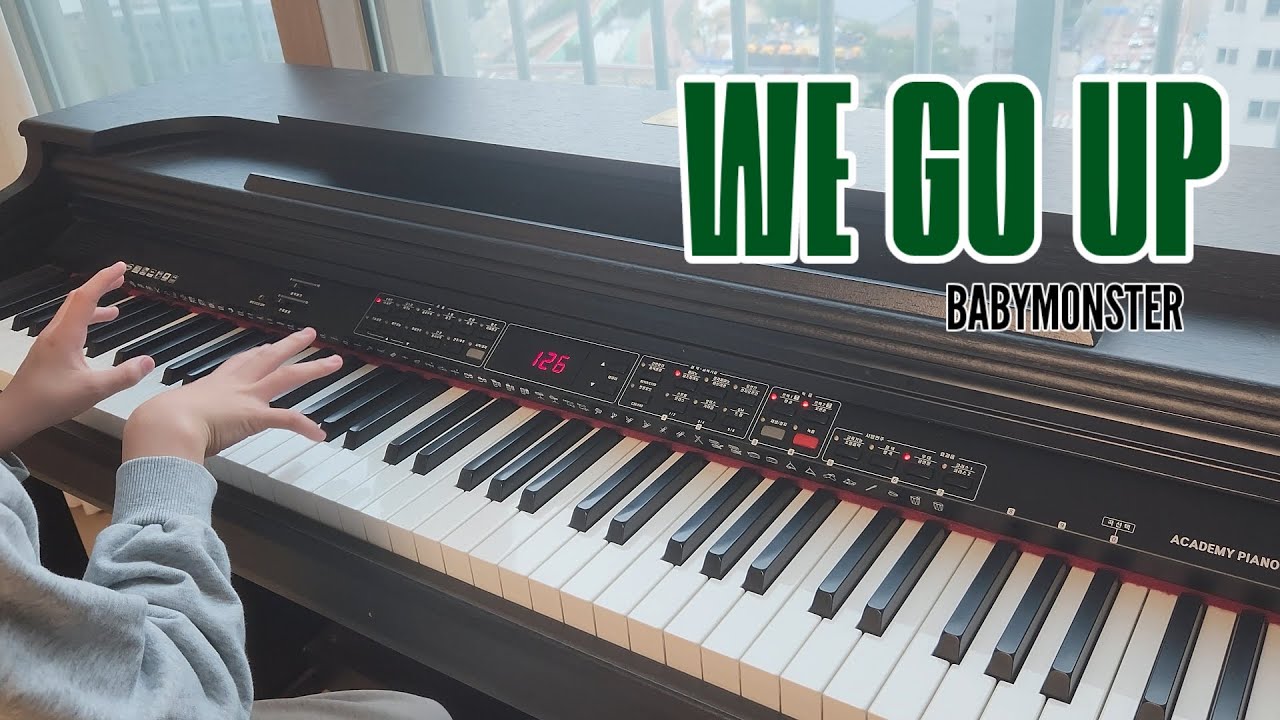 [초4 청음연주] BABYMONSTER - WE GO UP  PIANO COVER