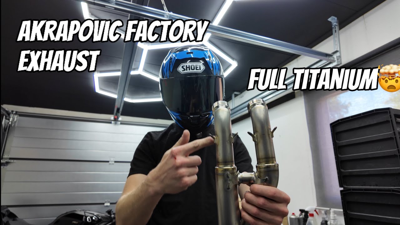 YAMAHA R1 AKRAPOVIC SUPERBIKE EXHAUST SYSTEM INSTALL AND SOUNDCHECK!
