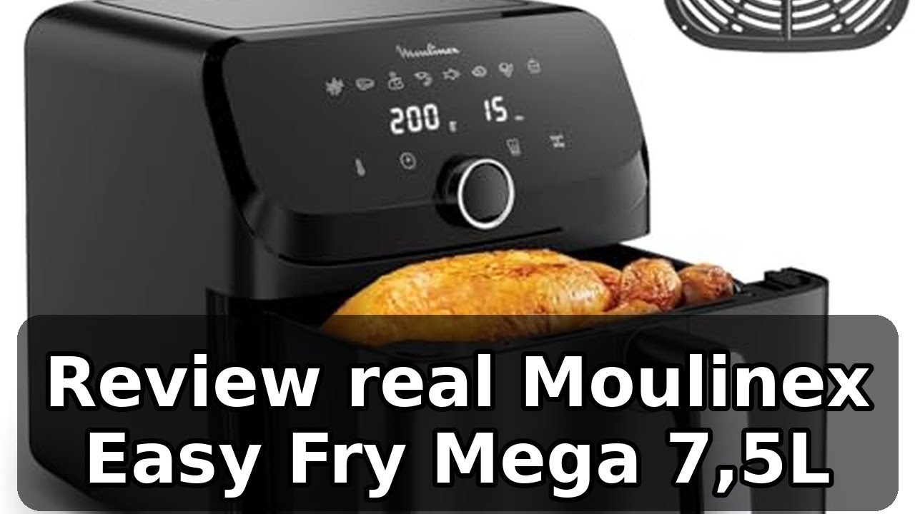 Review completa de Moulinex Easy Fry Mega EZ8558F0: gran capacidad y eficiencia