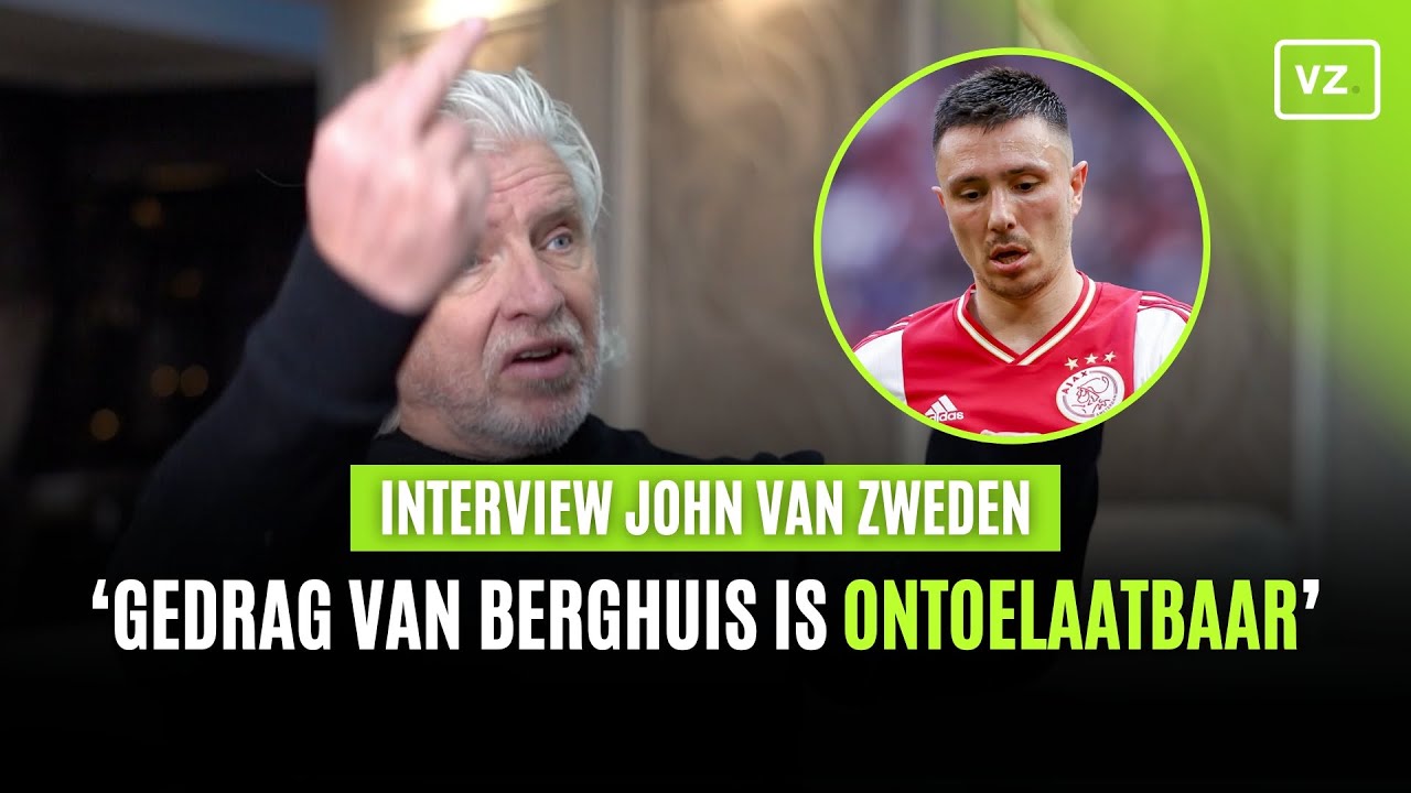 John van Zweden: 'Gedrag van Steven Berghuis is ontoelaatbaar&rsquo;