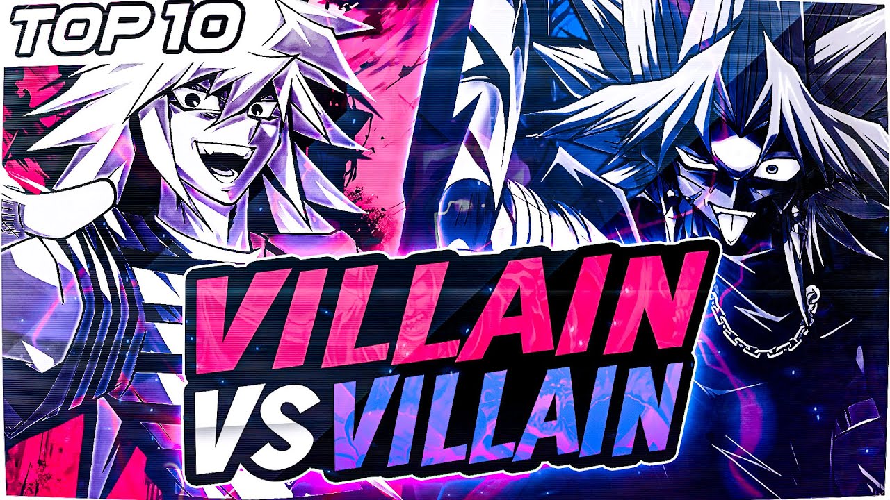 Yu-Gi-Oh Anime: Top 10 Villain VS Villain DUELS!
