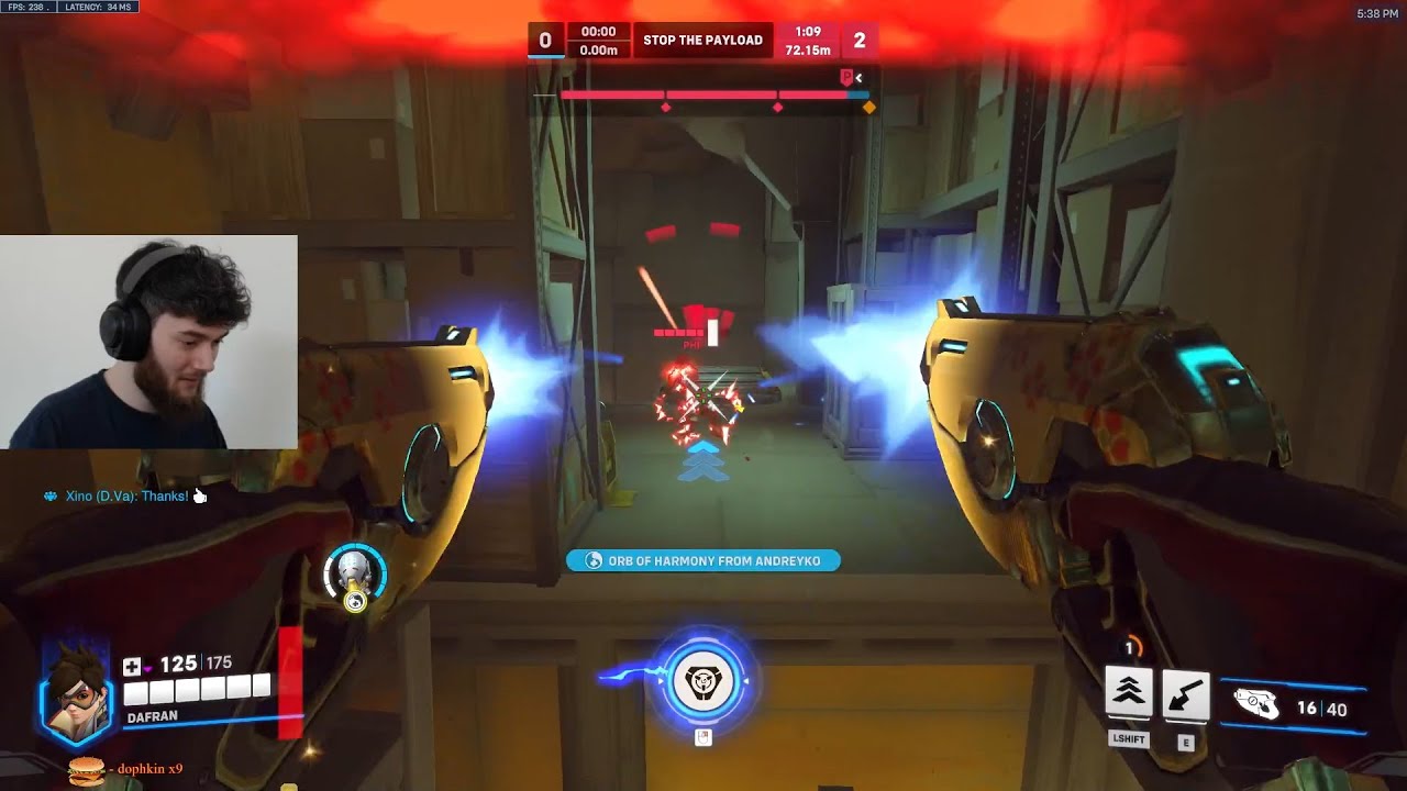 What PERFECT Tracer TRACKING Looks Like - DAFRAN TRACER OVERWATCH 2 SEASON 9 GAMEPLAY