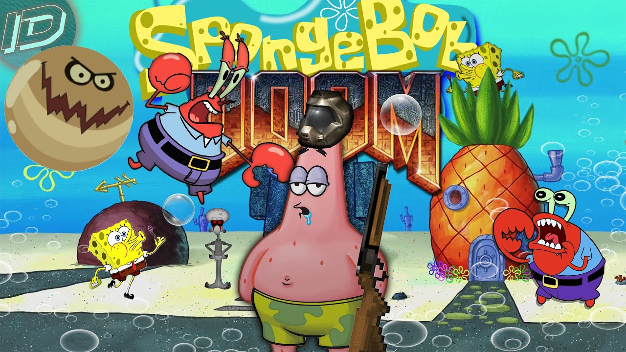 SpongeBob DOOM II Mod Full Walkthrough [All Level's] - ID GaMeS
