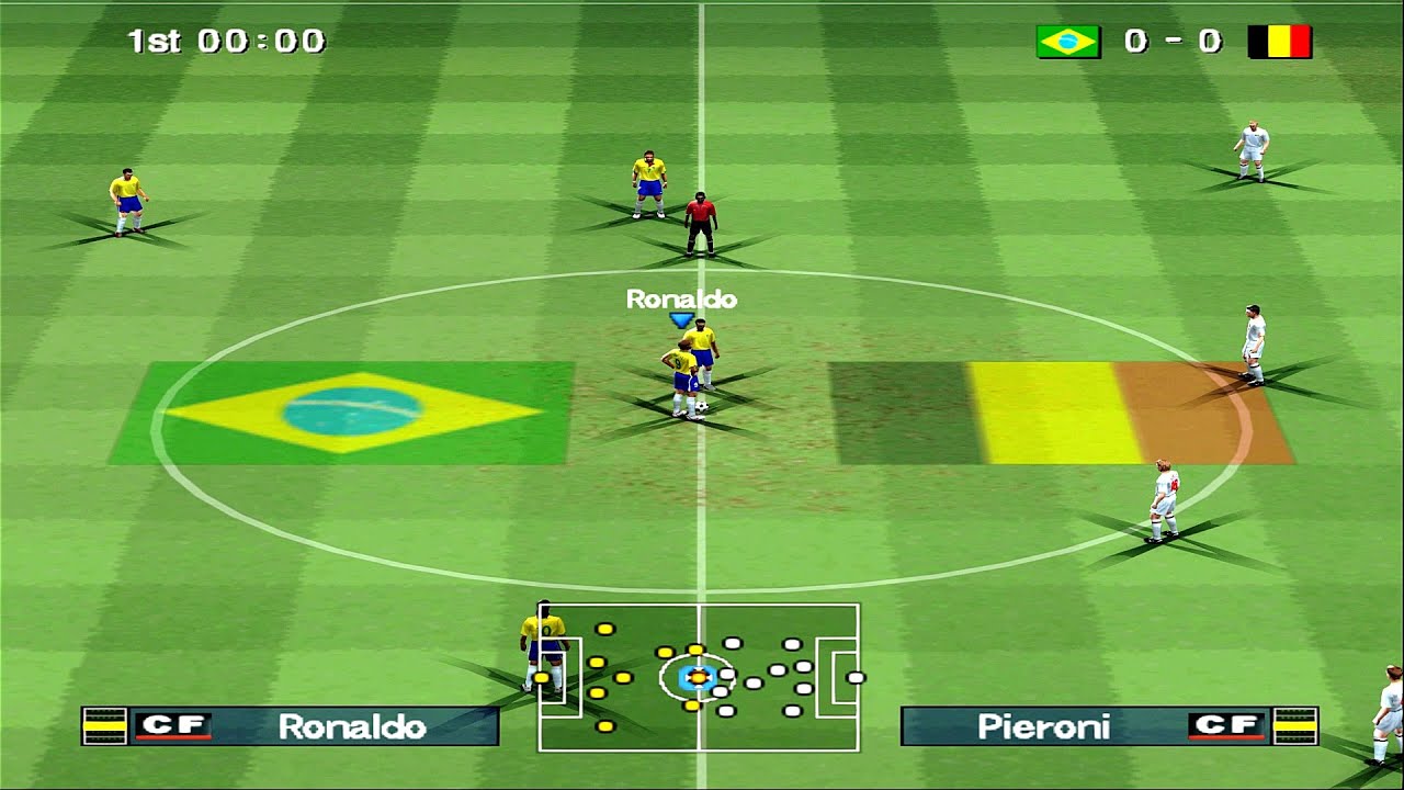 Pro Evolution Soccer 6 - Бразилия против Бельгии | PS2