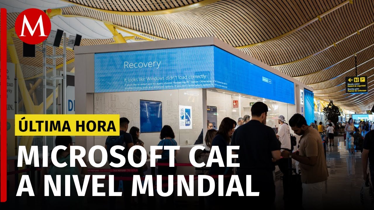 Fallo global en sistemas informáticos afecta vuelos y bancos hoy 19 de julio