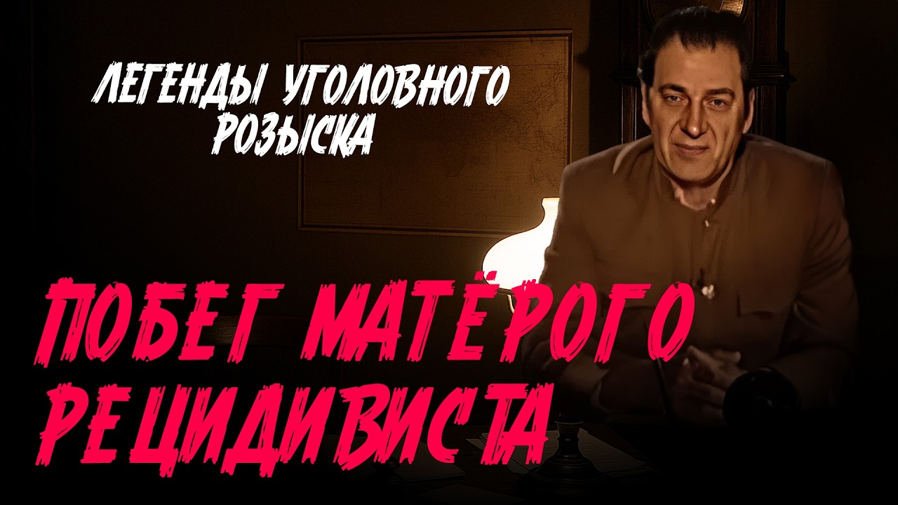 Легенды уголовного розыска | ПОБЕГ МАТЁРОГО РЕЦИДИВИСТА