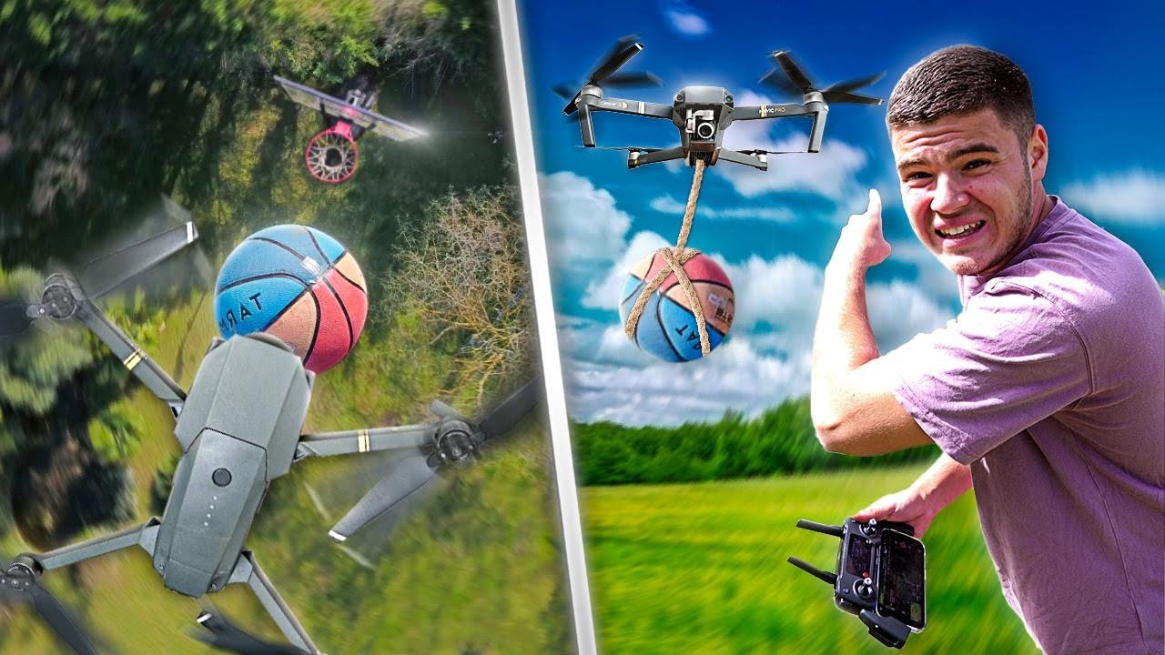 UN PANIER DE 100 MÈTRES AVEC UN DRONE !! 😱